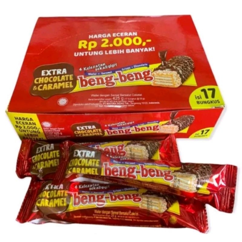 

beng beng kotak isi 17 pcs x 25 gram