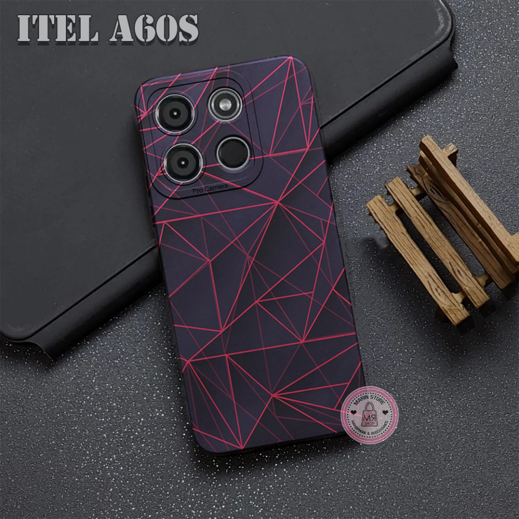 Case Procamera ITEL A60 / ITEL A60S  Silicone TPU Case Sofcase Fashion  CUTE AND KREN  Happy For Typ