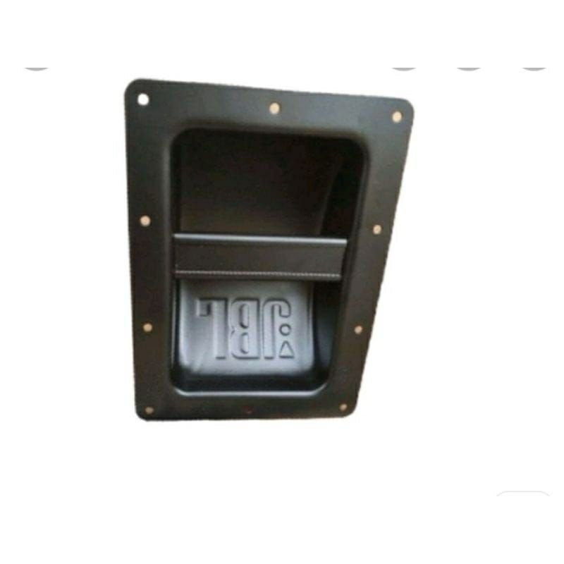 HANDLE SALON BOX SPEAKER PLAT BESI HITAM MODEL JBL