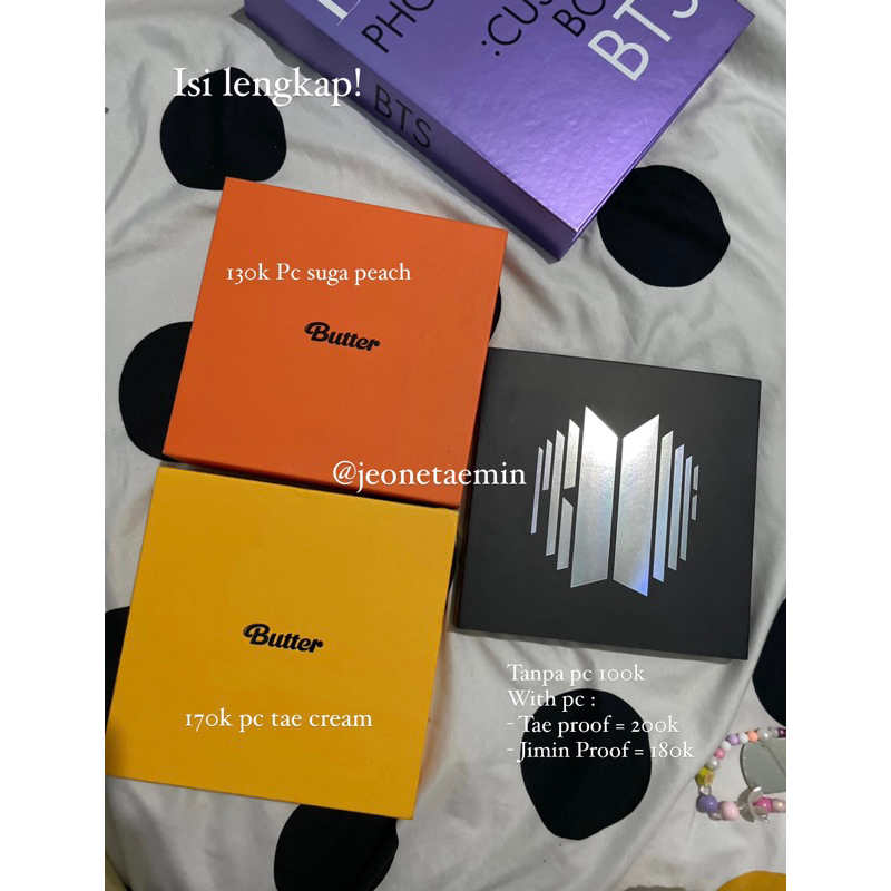 Album BTS butter PC/tanpa PC