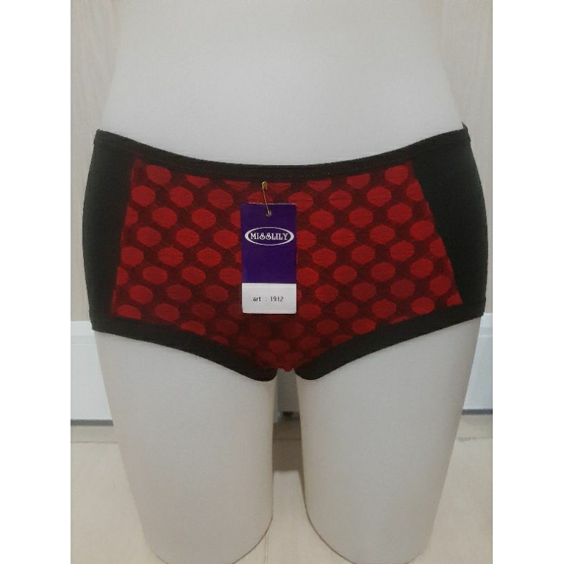 CELANA DALAM WANITA BOXER MISSLILY 1912