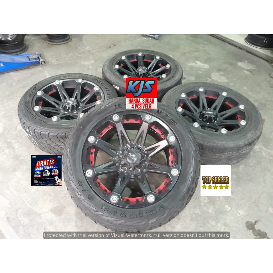 MENJUAL VELG RACING SECOND TERMURAH BERKUALITAS BUAT MOBIL FORTUNER PAJERO PAJERO SPORT HYUNDAI H1 H