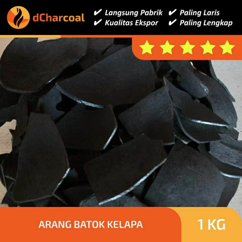 

[termurah & terlaris] Areng batok kelapa premium awet panas & tahan lama size 1 kg
