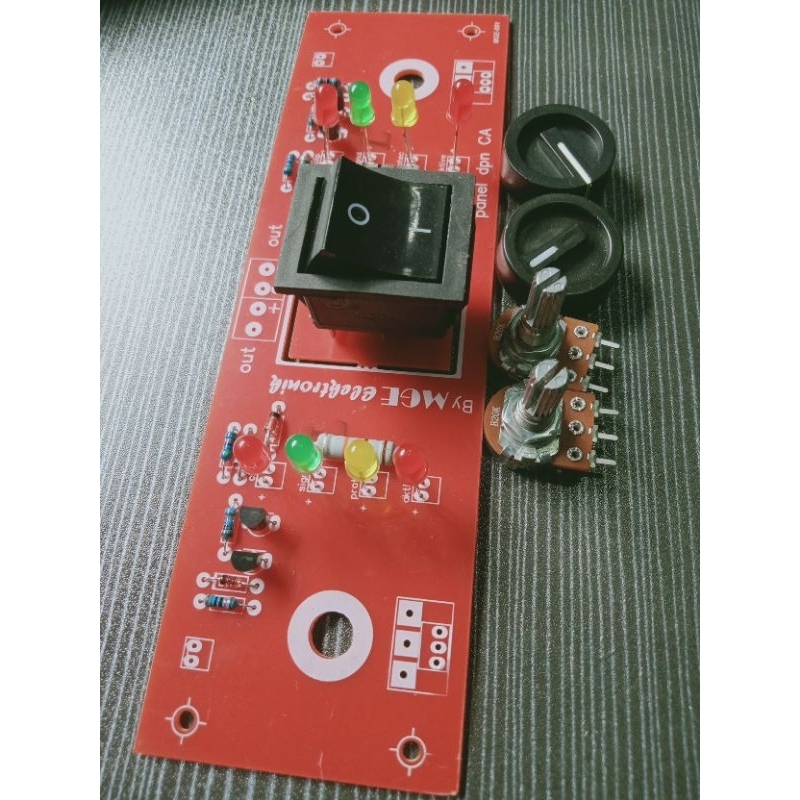Kit panel depan Bok power Ca 5 10 20 30 XTI  lengkap knop potensio saklar