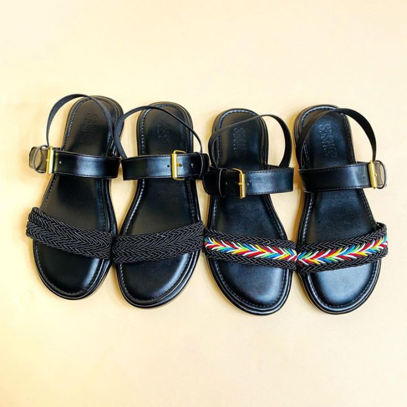 Sandal Carla / Sandal cewek terbaru / Sandal kekinian / Alas kaki empuk