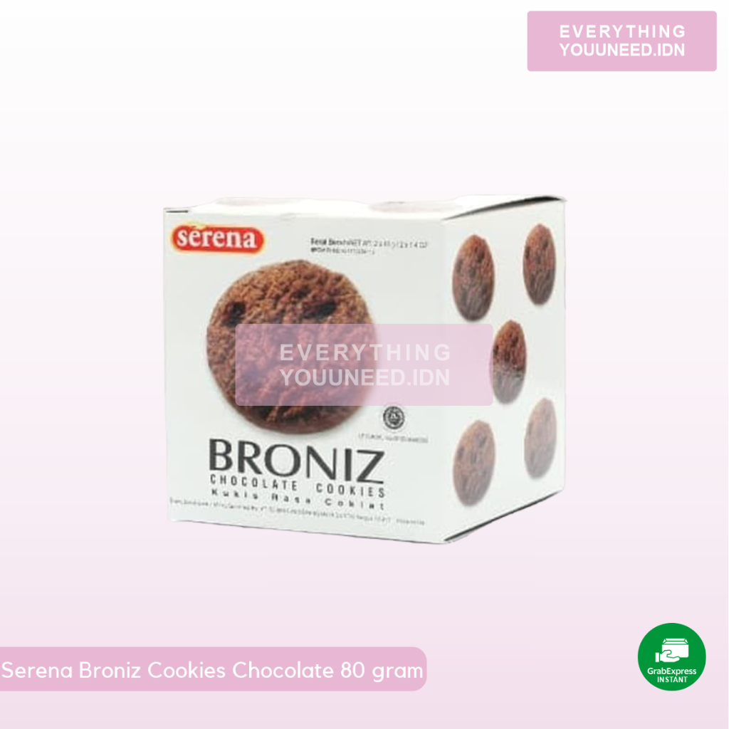 

Serena Broniz Cookies Chocolate 80 Gram