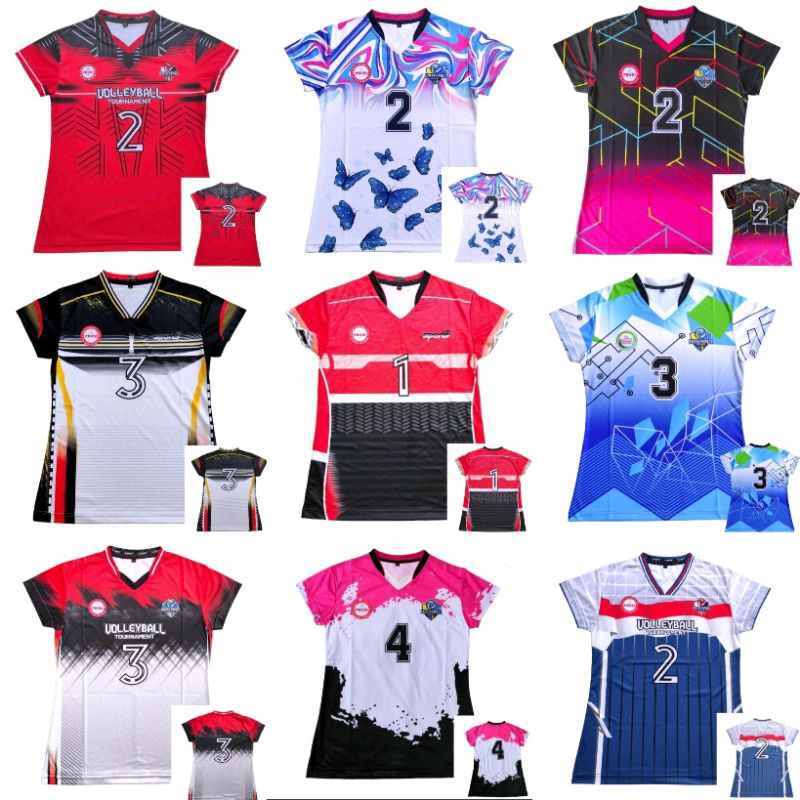 JERSEY CEWEK FULLPRINTING VOLLY VOLI JERSEY FULLPRINTING CEWEK VOLLY