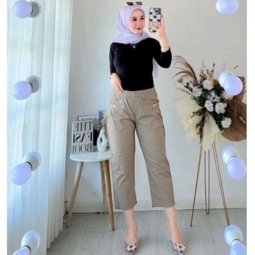 HARUKA CELANA 7/9 KATUN TWILL STREET CELANA WANITA