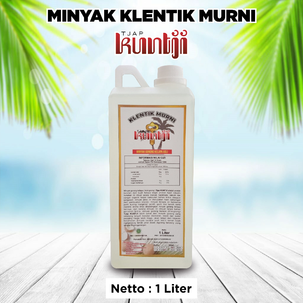 

Minyak Kelapa Klentik Kletik Keletik Murni Asli 1000 ml