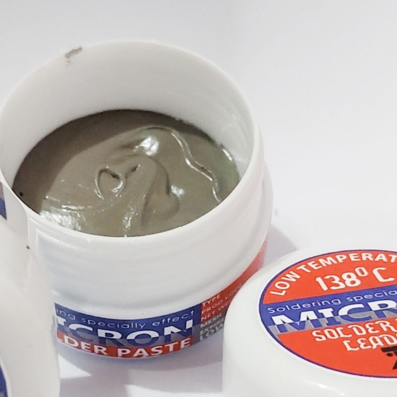 Timah Cair Suhu Rendah 138° Timah pasta IC smd Low temperatur