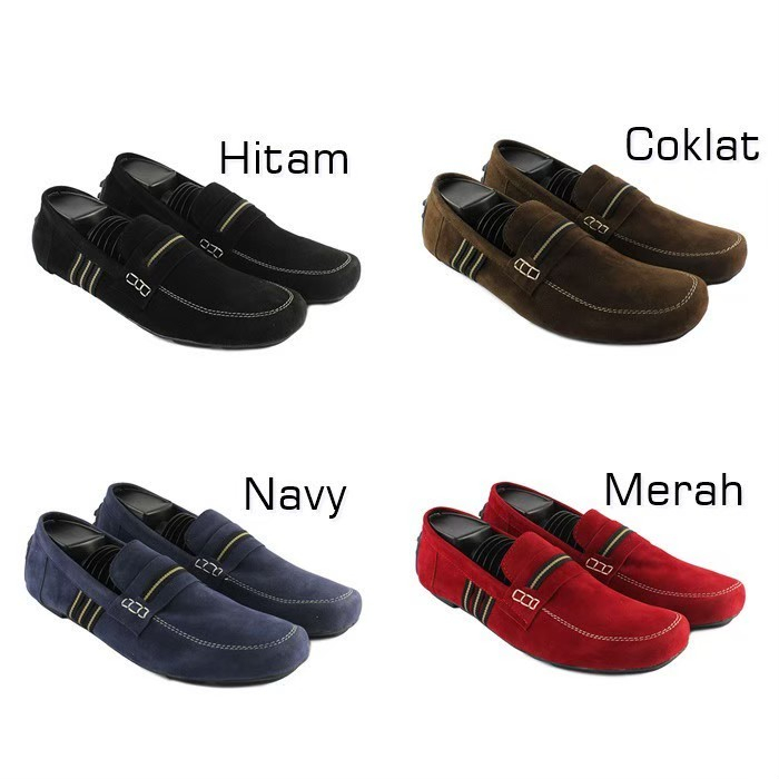 Sepatu pria slip on casual Adidas uno