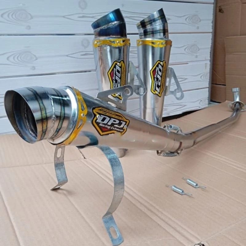 KNALPOT RACING DPJ KHARISMA JUPITER VEGA SUPRA FULL SET