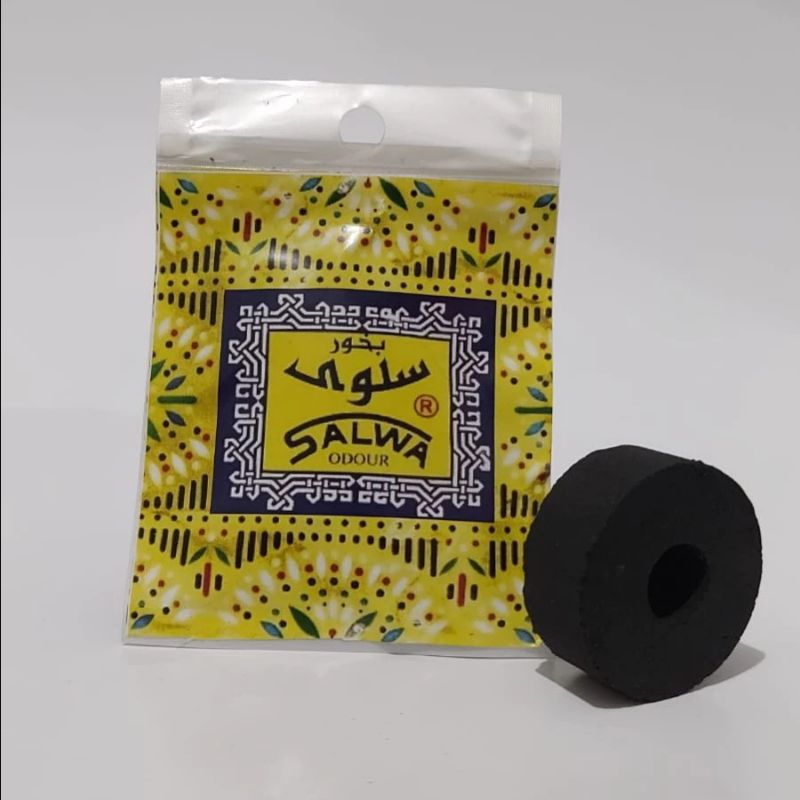 Buhkur Salwa / Paket Buhur dan arang magic Isi 10grm Gratis Arang Magic 1 Butir