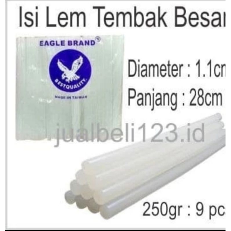 

Isi Lem Tembak Glue Gun Besar Eagle Taiwan 0,25 kg