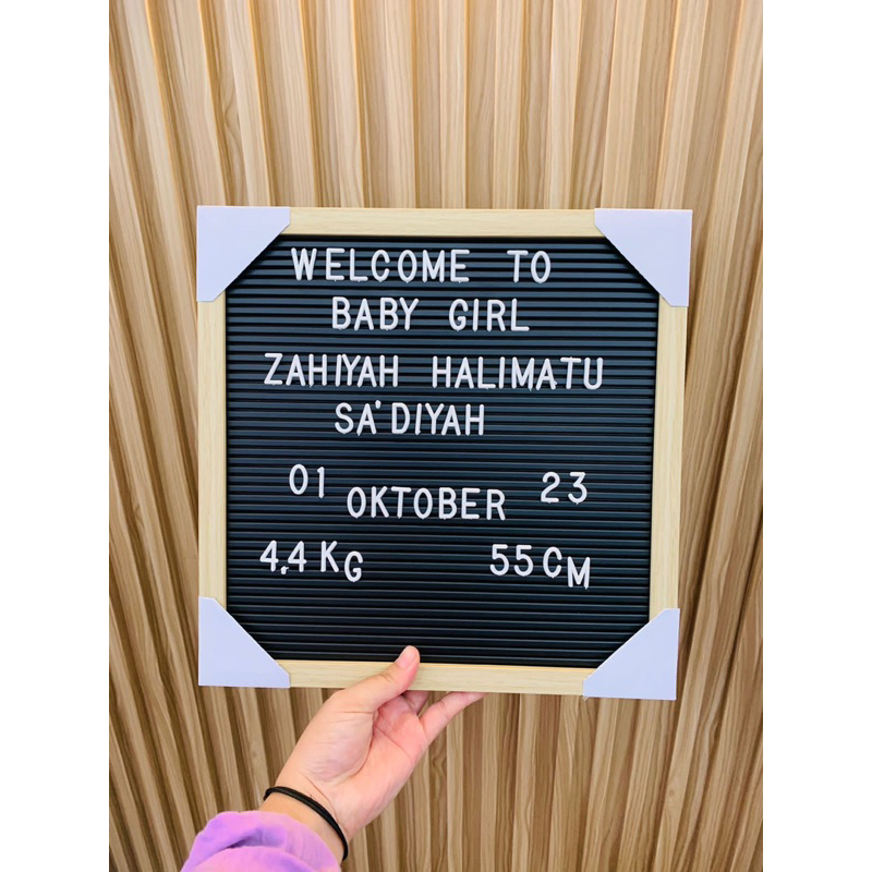 

Papan Nama baby