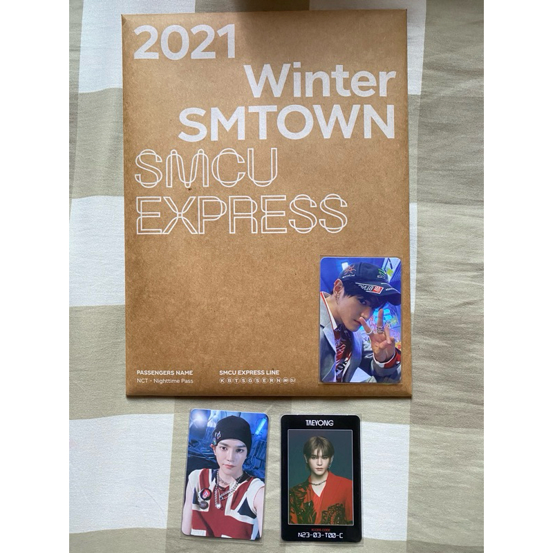 Album Smcu Express Nighttime Taeyong Pc Taeyong Universe Pc Taeyong Arrival Access Card