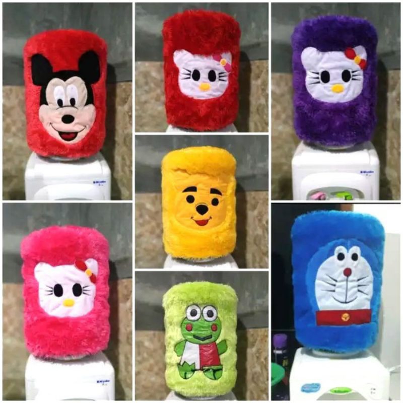 Sarung Tutup Galon Karakter/Sarung Galon Kain Bulu