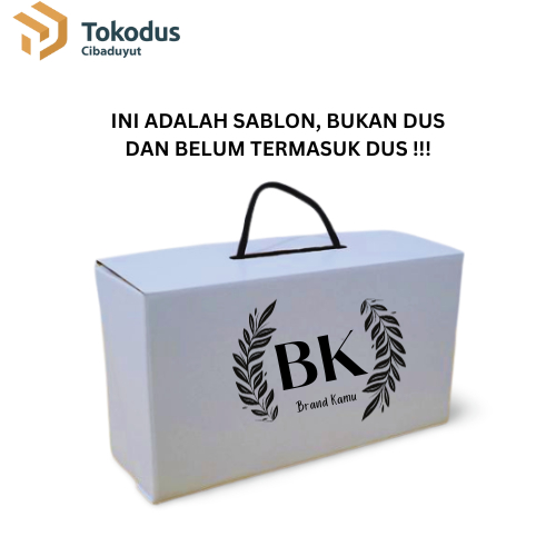 

Sablon Kardus | Sablon Dus | Sablon Biasa | Sablon Spesial | Cetak Logo Dus (Belum termasuk dus) - Tokodus Cibaduyut