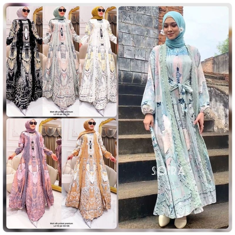 set cardigan kiara ori Soira