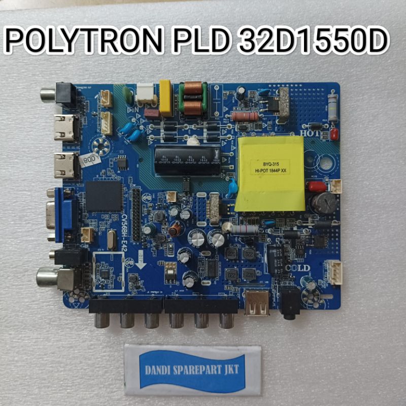 MB POLYTRON PLD 32D1550D - MAINBOARD - MESIN TV LED - MAINBOARD tv - MOBO