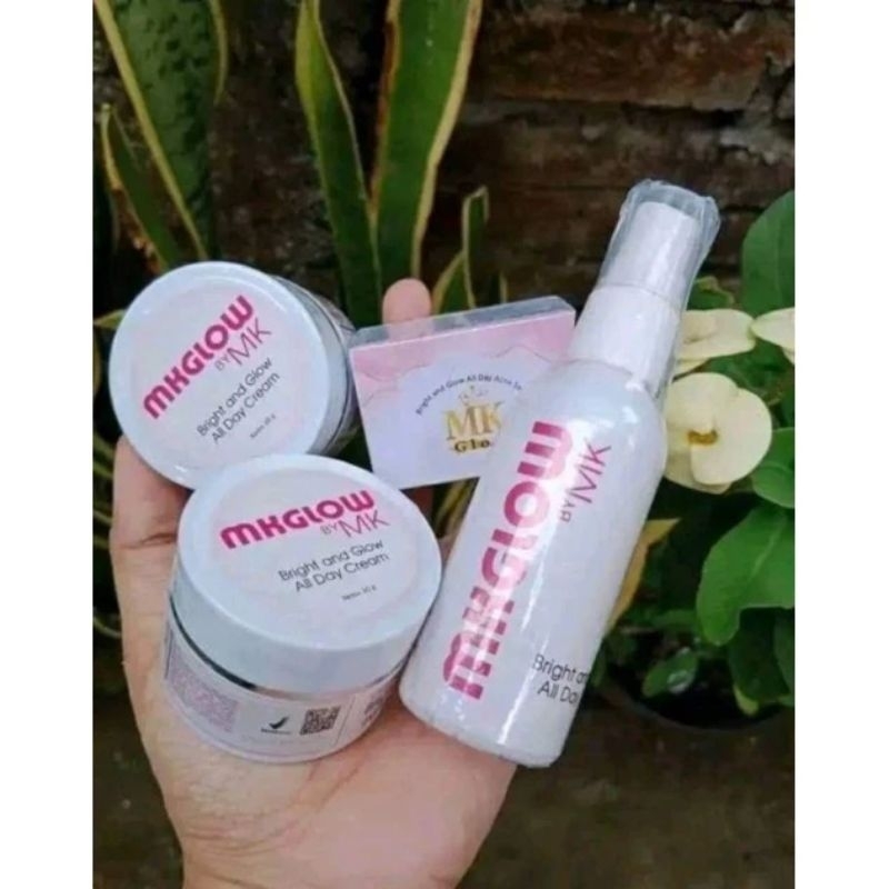 paket MK glow skincare asli ori/BPOM
