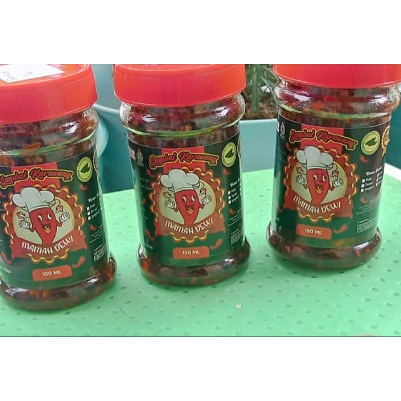 

SAMBAL TERASI / SAMBAL CUMI / SAMBAL TERI / SAMBAL TERI MEDAN MAMAH DEWI 150 ML