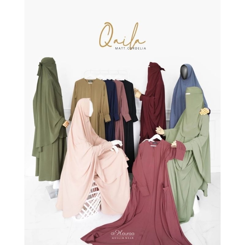 gamis al haura bahan cordela
