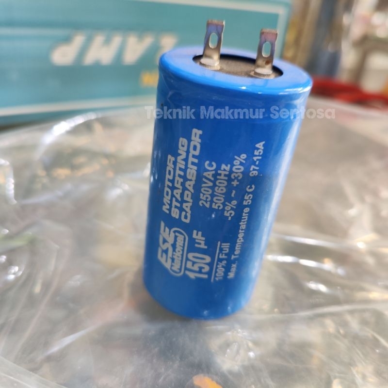 Capacitor Tabung 150uF / 200uf Kapasitor Dinamo 150 uF / 200 uf Ese National