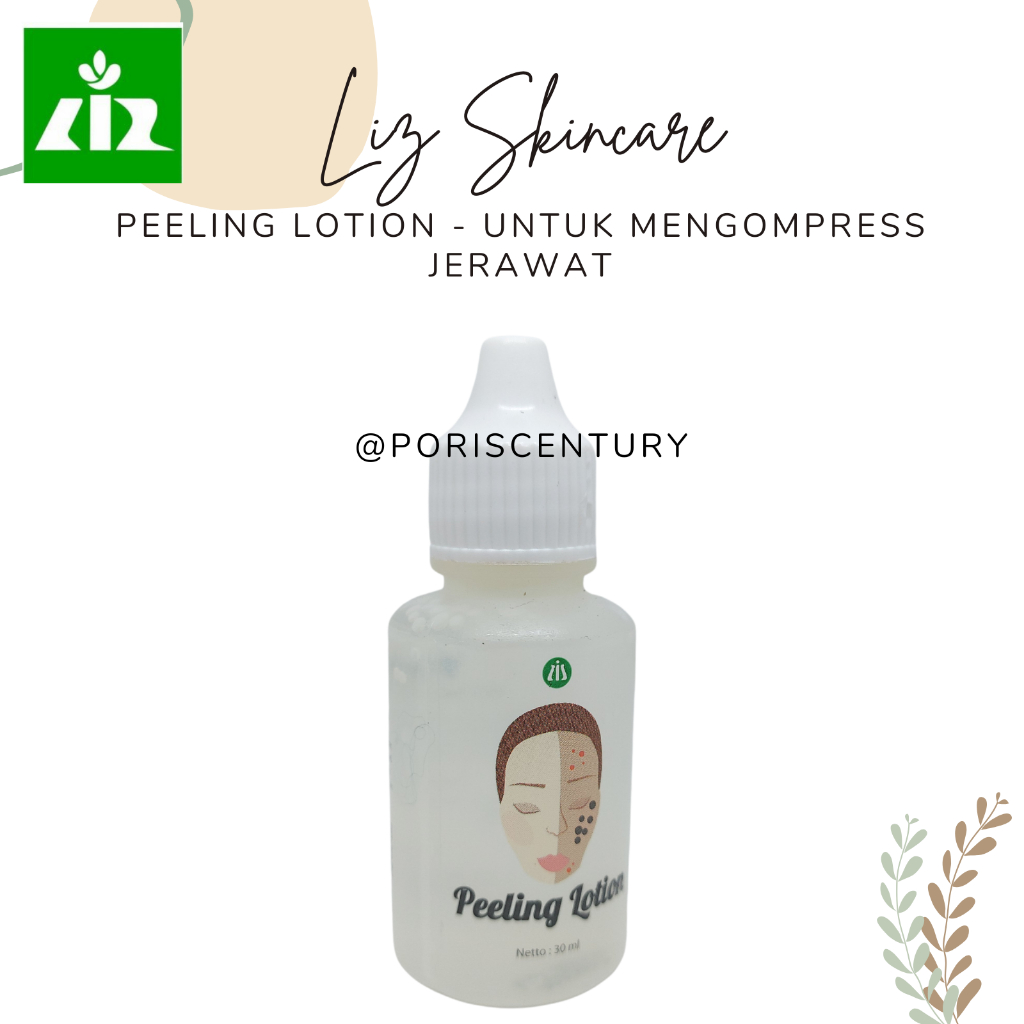 Liz Skincare Peeling Lotion Kompres jerawat dr listiani skincare