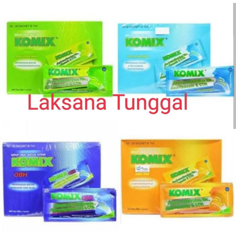 Komix obat batuk box isi 30sachet