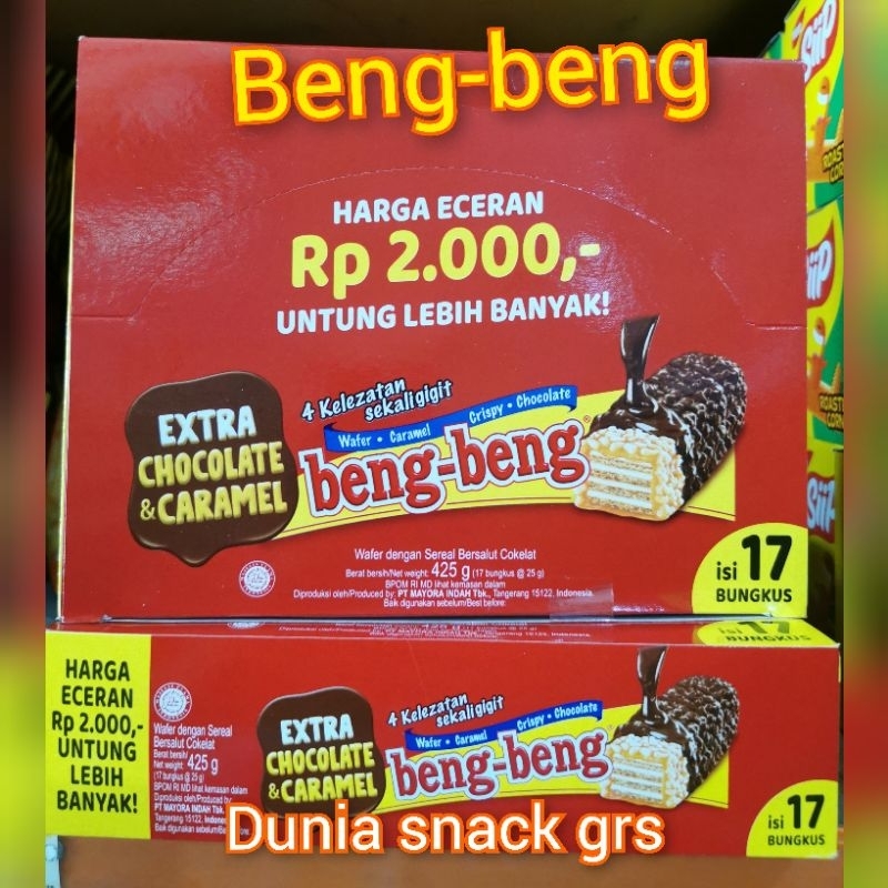 

Beng-Beng extra chocolate caramel isi 17pcs