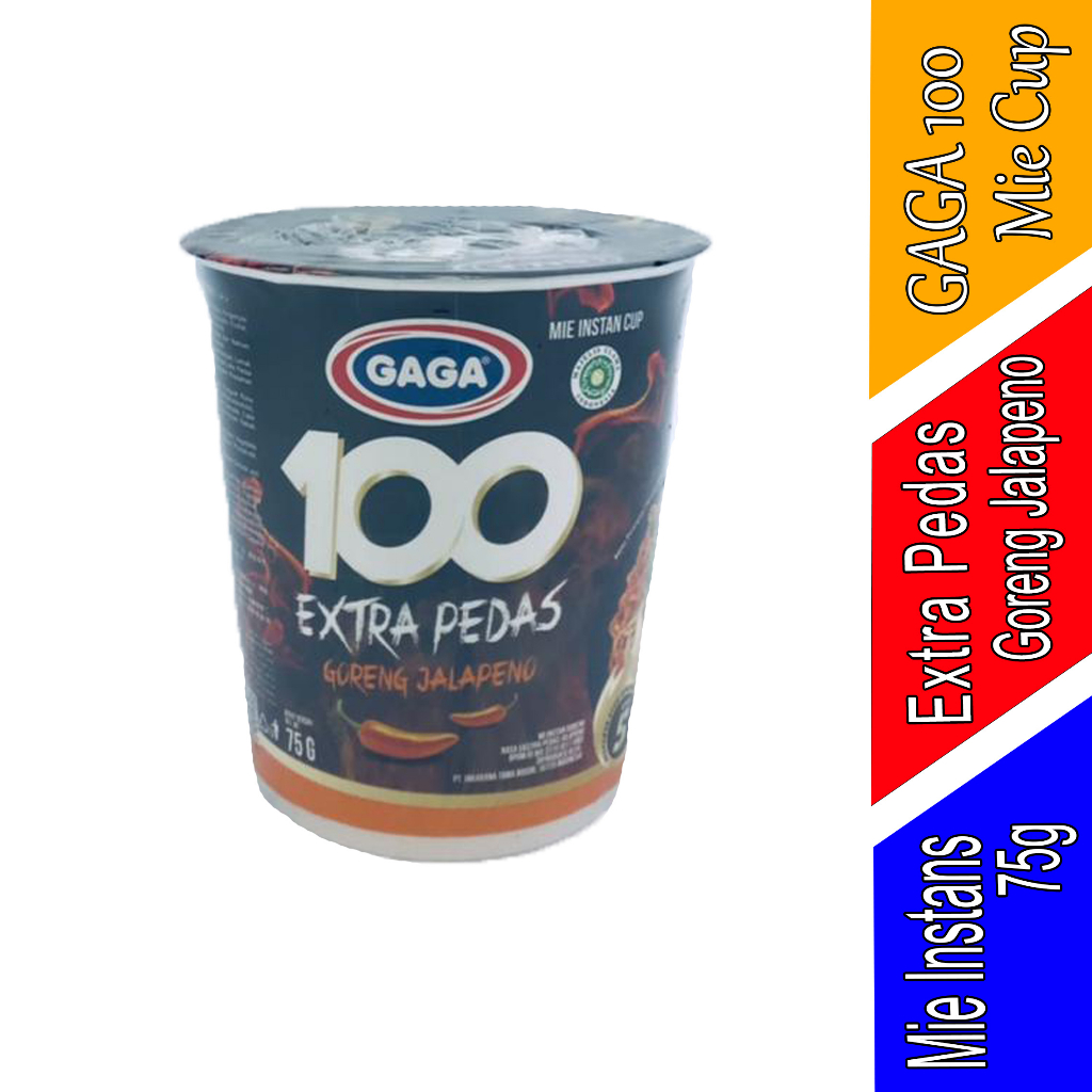 

Goreng Jalapeno - GAGA 100 - Mie Instan Cup - Ekstra Pedas - 75g