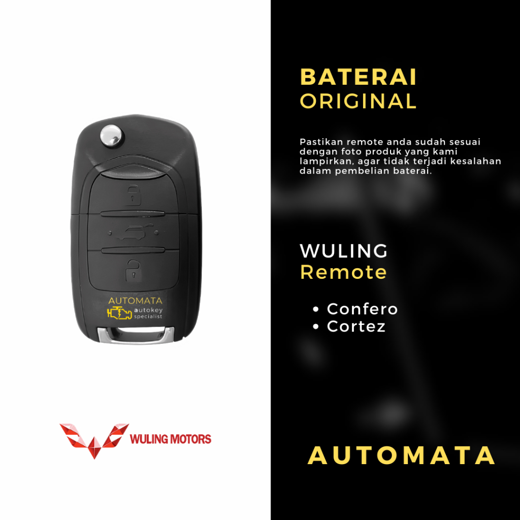 Baterai Remote Wuling Confero Original Panasonic