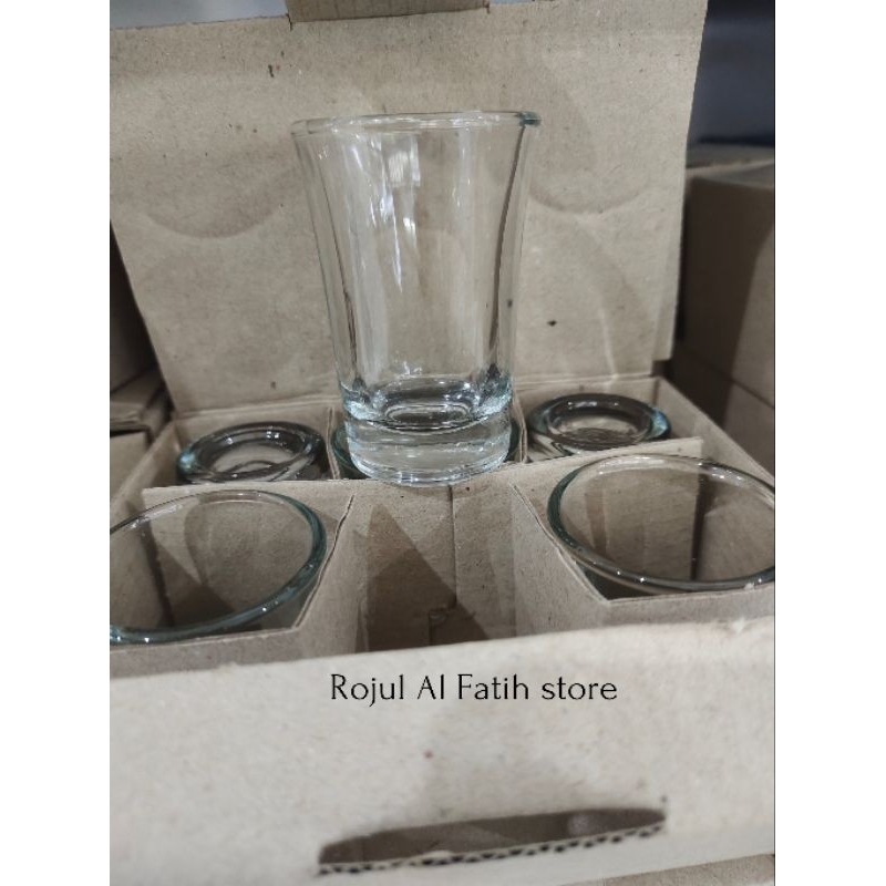 Gelas Kaca Jamu/Gelas Kaca Souvenir