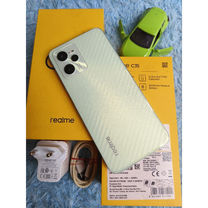 REALME C35 SECOND FULLSET ORIGINAL BERGARANSI