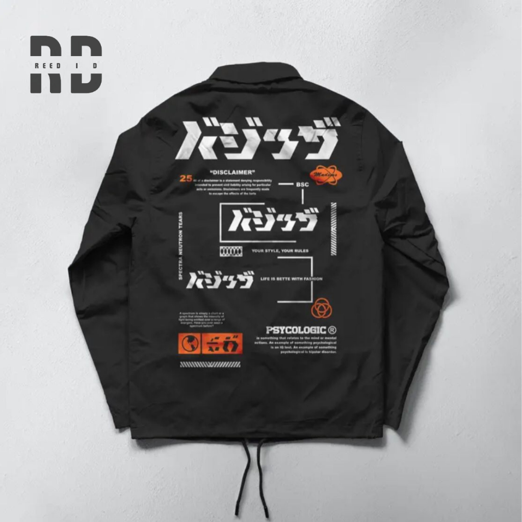 Jaket Coach Parasut Anime Pria Wanita  Anti Air Jumbo