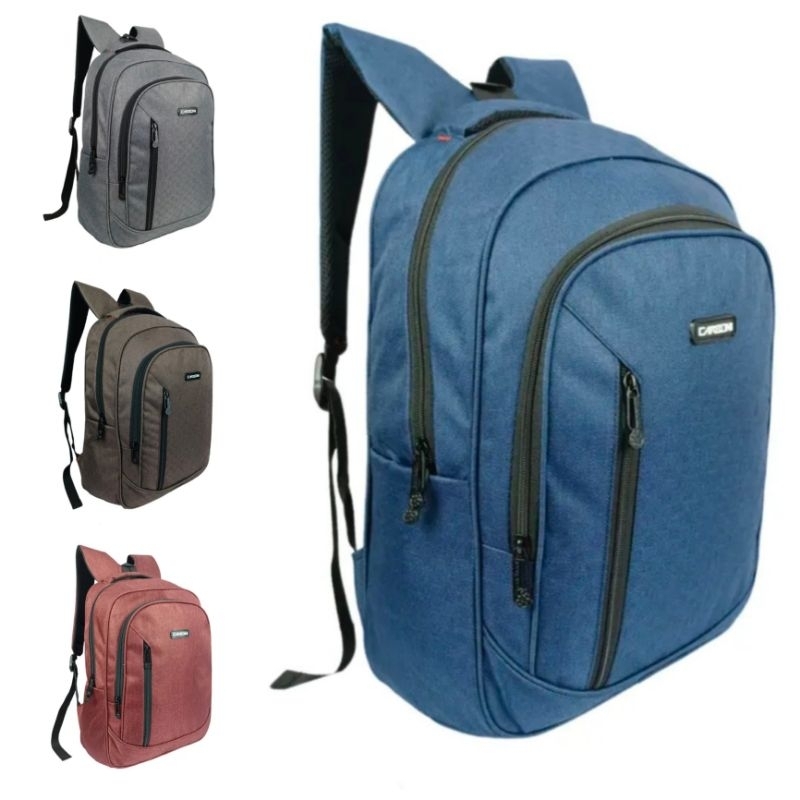 Tas Ransel Laptop Carboni/Tas Sekolah Pria wanita Carboni
