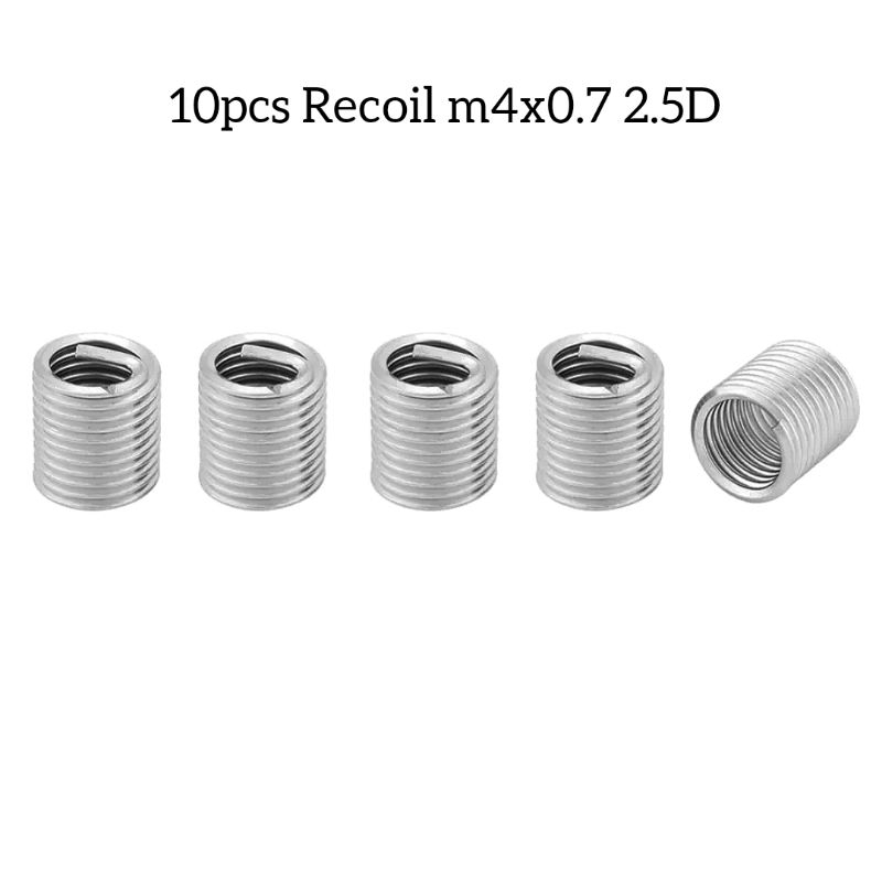 10pcs Recoil m4x0.7 2D recoil drat baut slek dol set 10pcs