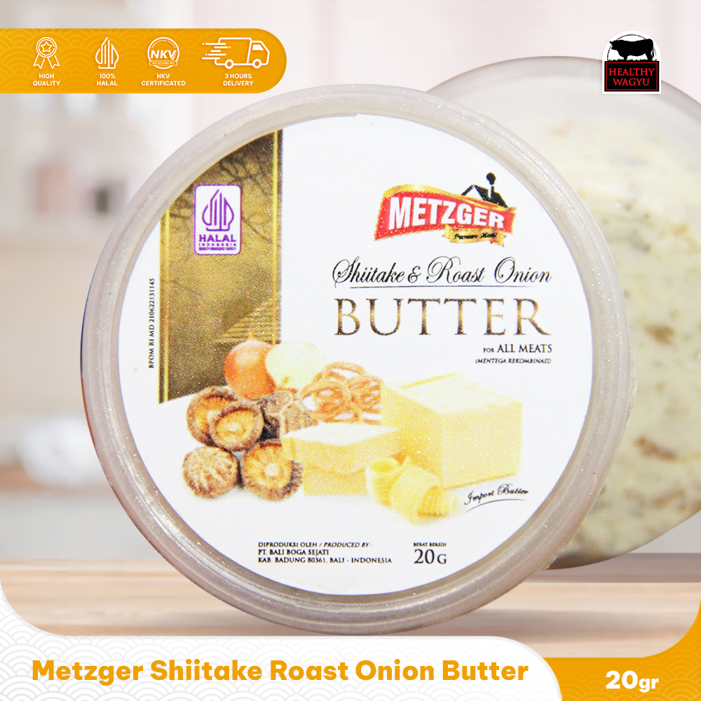 

Metzger Shiitake and Roast Onion Premium Butter 20gr HealthyWagyu
