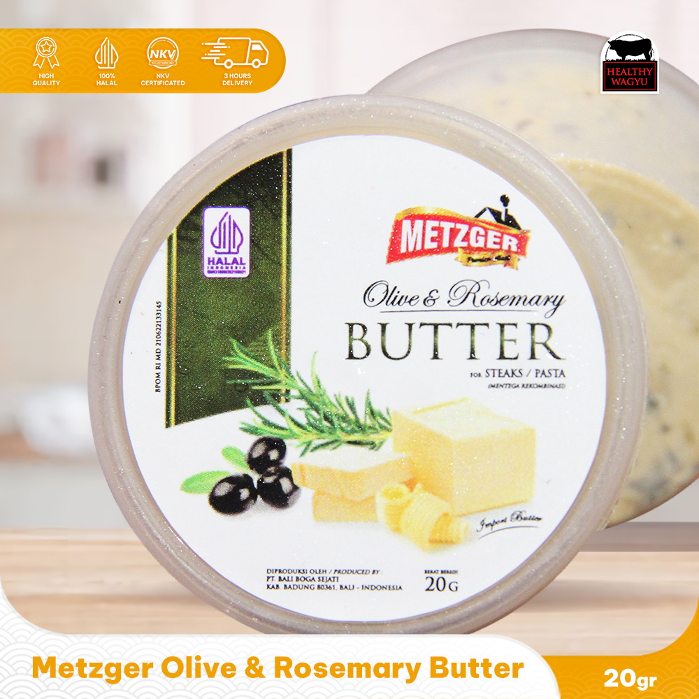

Metzger Olive and Rosemary Butter 20gr HealthyWagyu