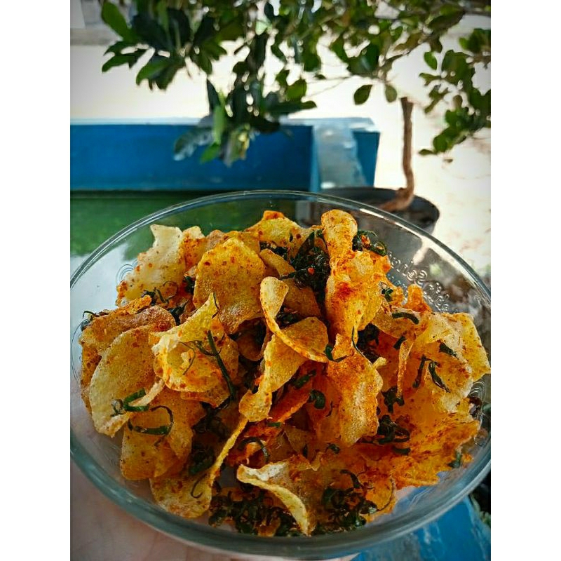 

Keripik kentang Krispy daun jeruk