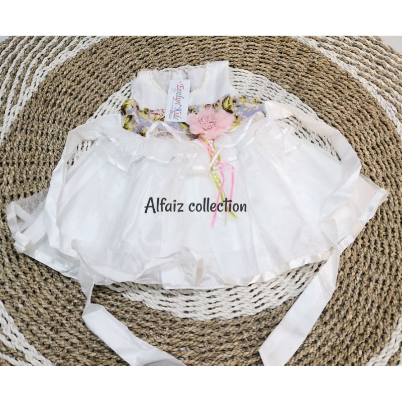 GAUN PESTA USIA 8-15BULAN/DRESS EVELYN KIDS