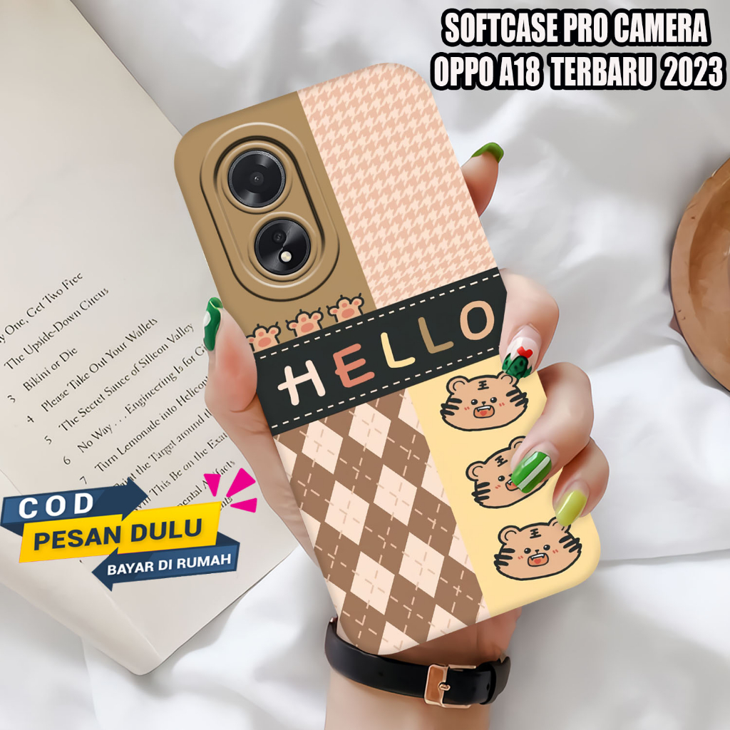 [R-82 ] Softcase Oppo A18 Terbaru 2023 - Case Oppo A18 Terbaru 2023 - Casing  Oppo A18 Terbaru 2023 