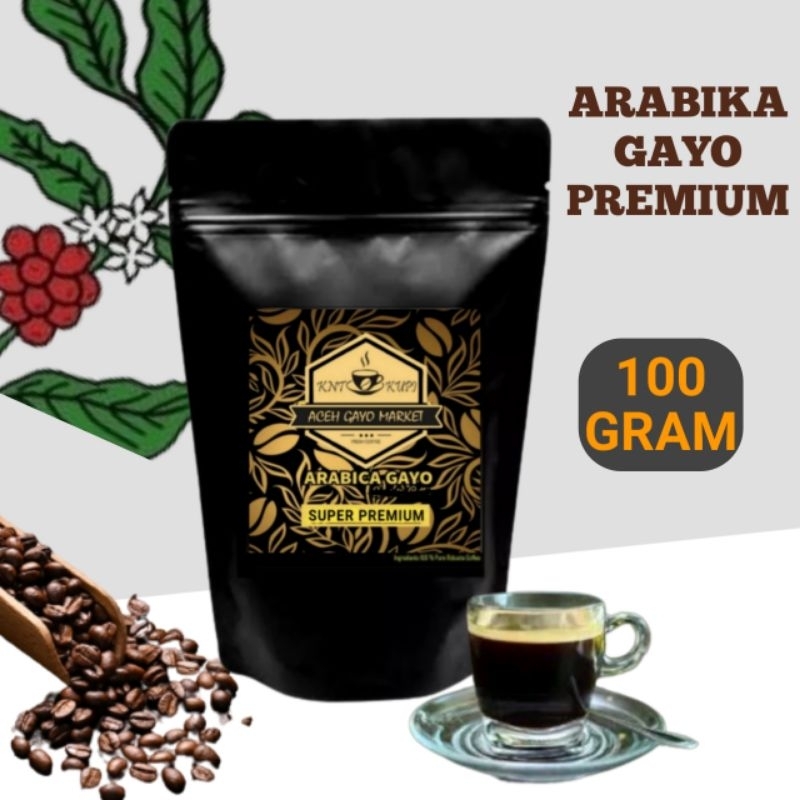 

KOPI BUBUK ARABIKA ACEH GAYO SUPER PREMIUM 100gram ARABICA COFFEE GAYOH ACEH ORIGINAL.