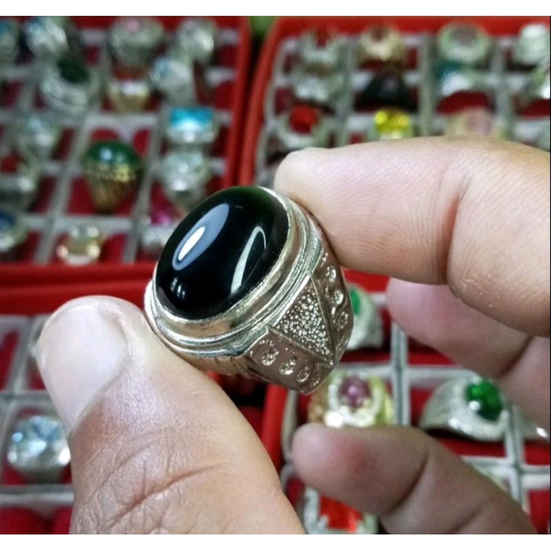 batu cincin kecubung Wulung