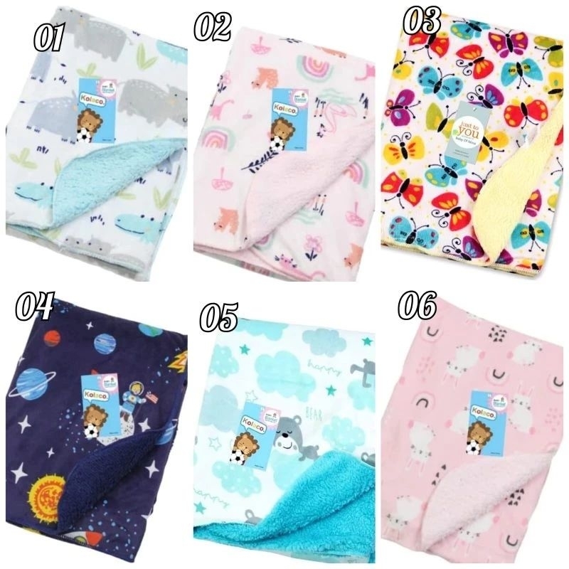 Selimut Bayi Carter Double Fleece Premium/Selimut Carter