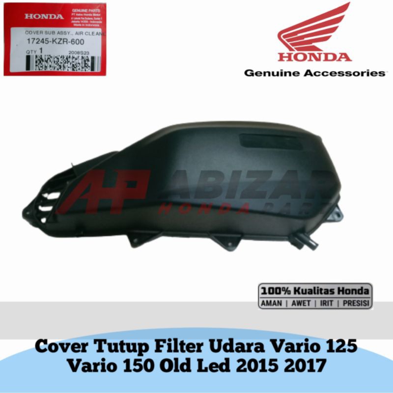 17245-KZR-600 Cover Tutup Filter Udara Vario 125 Vario 150 Old LED 2015 - 2017 Original