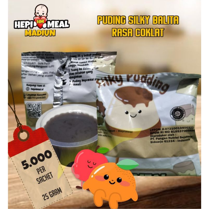 Puding Hepi Meal Makanan untuk Bayi Hingga Dewasa Baik Untuk IBU MPASI