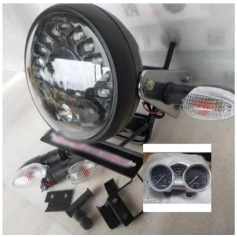 Lampu Depan Vixion Bulat Daymaker Full Set Kualitas Terbaik