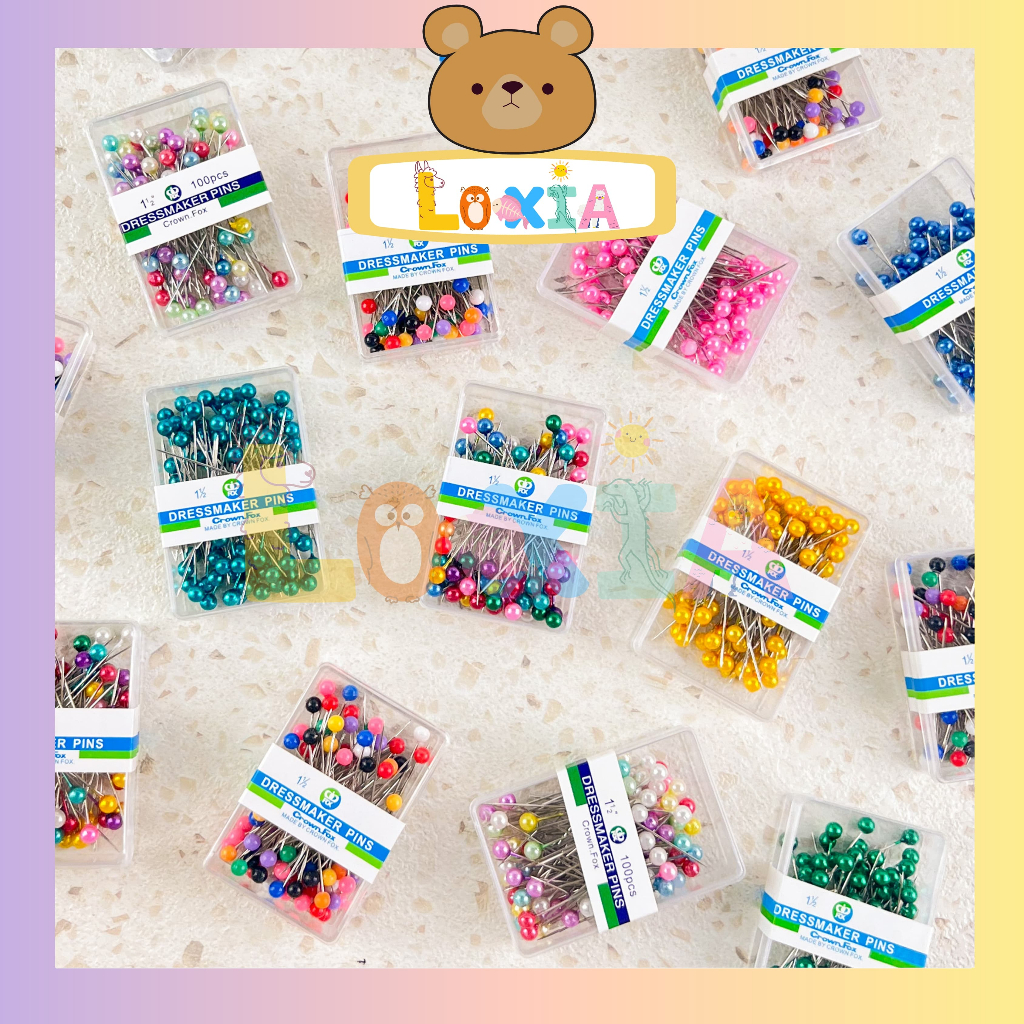 ⭐️Loxia⭐️ Jarum Pentul Anti Karat Besar Warna Pastel Murah Harga Grosir / Jarum Pentul Jumbo / Jarum